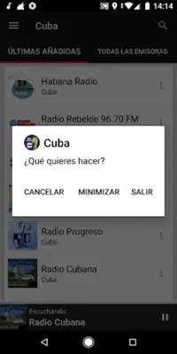 Radios de Cuba android App screenshot 0