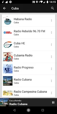 Radios de Cuba android App screenshot 1